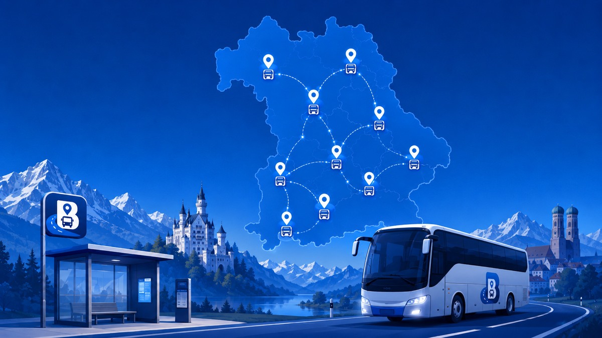 Busbahnhof in Bayern