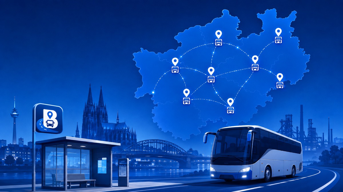 Busbahnhof in Nordrhein-Westfalen