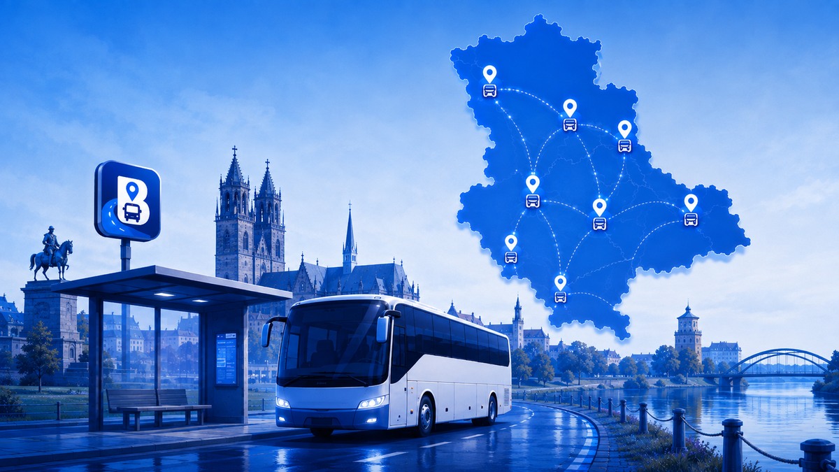 Busbahnhof in Sachsen-Anhalt